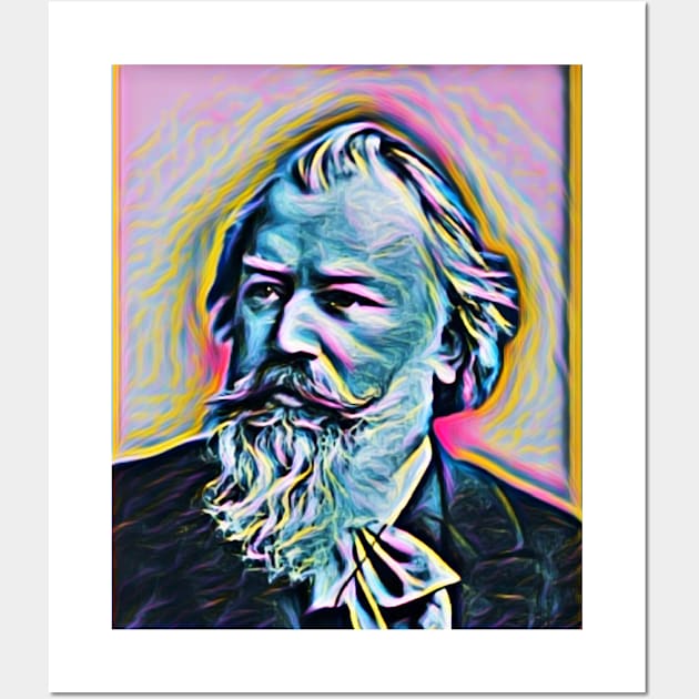 Johannes Brahms Portrait | Johannes Brahms Artwork 8 Wall Art by JustLit